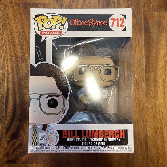 Funko Pop Office Space #712 Bill Lumbergh Vinyl Figure Collectible In Box Movie - Picture 2 of 13